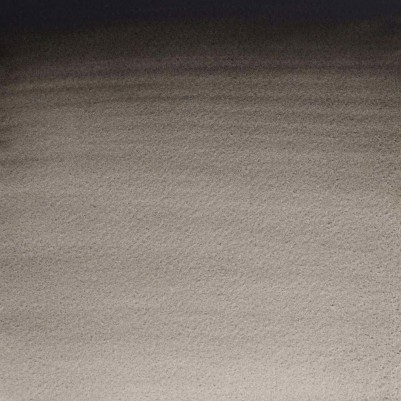 Färgprov av Winsor & Newton Professional Water colour Ivory Black