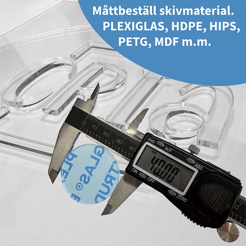 Kapning, tillskärning och utskärning av skivmaterial