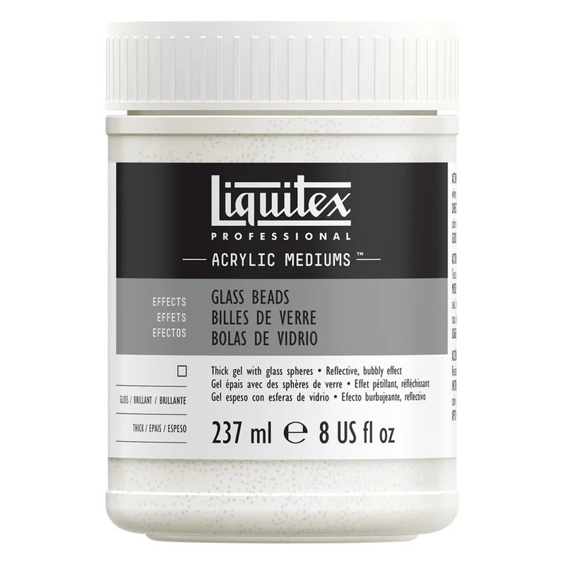 Burk med Liquitex Professional Glass Beads akrylmedium 237 ml