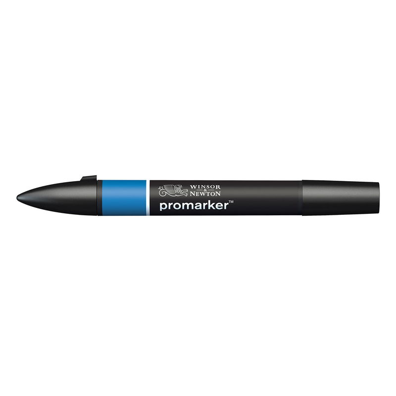 Winsor & Newton Promarker French Navy B445 marker med dubbelspets frilagd på vit bakgrund