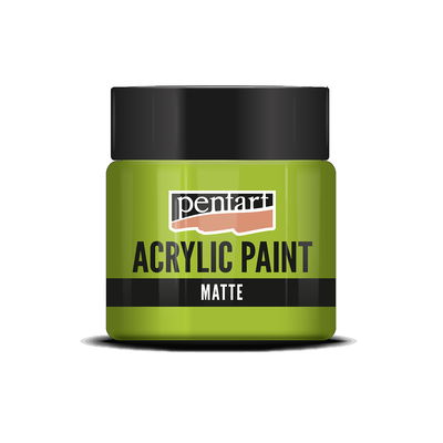Matt akrylfärg Apple Green, 50 ml, Pentart Acrylic