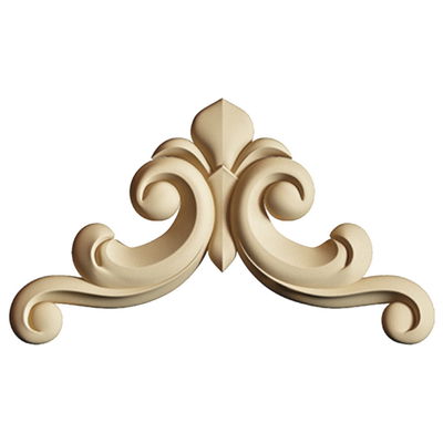 Träornament Volute, 13,3x7,7x1,1 cm Flexible Wood, Volute. Dekorativa träornament av böjbart trä