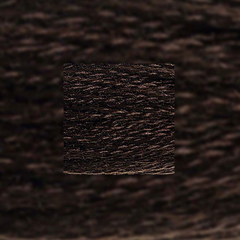 Närbild av separerbara 6 trådar bomull Black brown 3371