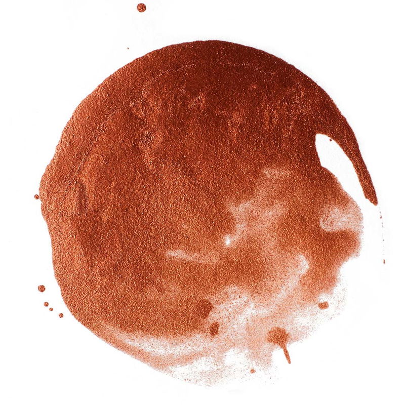 Iridescent Rich Copper färgprov Liquitex Acrylic Ink 30 ml