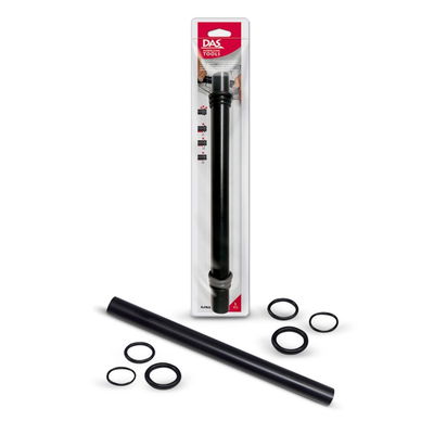DAS kavel (DAS Professional Rolling pin), förpackning med kavel och ringar som styr tjockleken på det du kavlar
