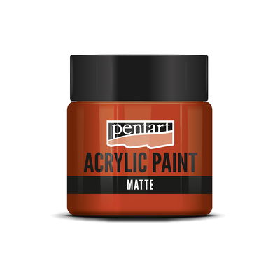Matt akrylfärg Red, 50 ml, Pentart Acrylic