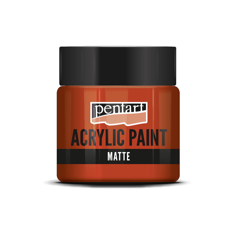 Matt akrylfärg Red, 50 ml, Pentart Acrylic