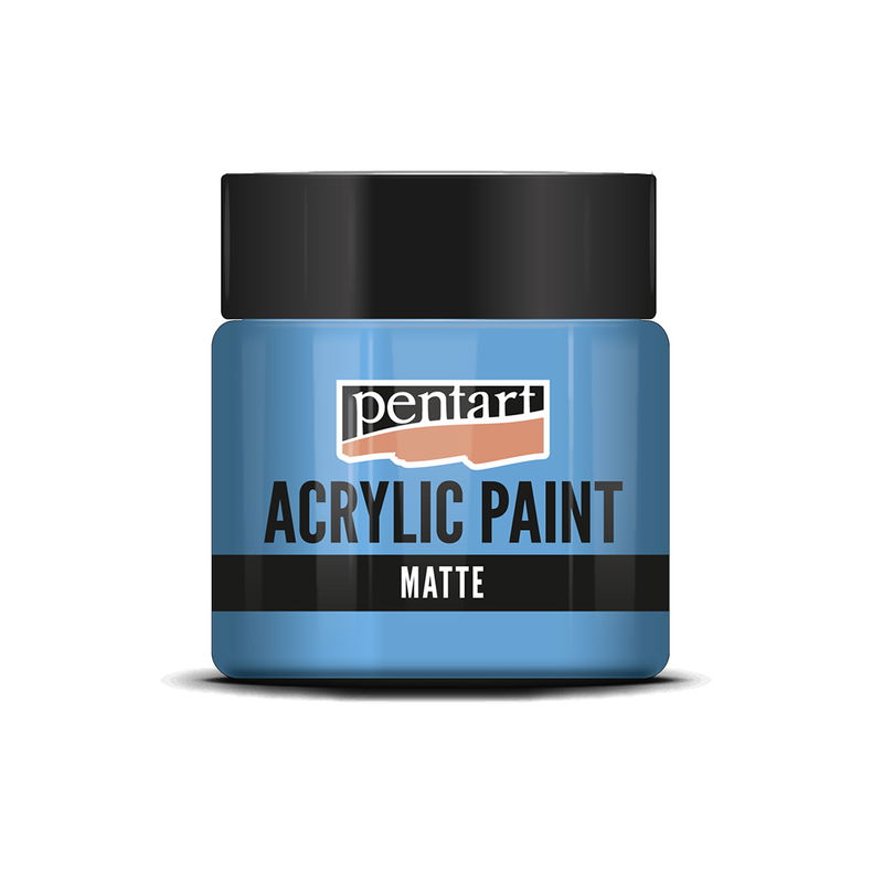 Matt akrylfärg Light Blue, 50 ml, Pentart Acrylic