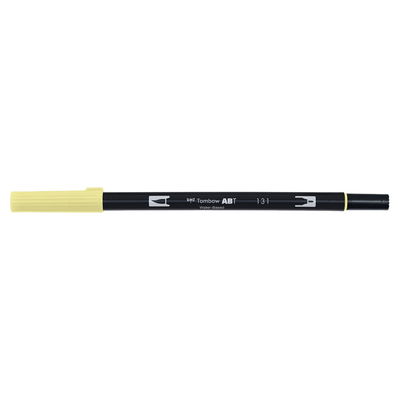 Vattenbaserad penna med två spetsar, en fineliner och en penselspets, Tombow ABT Dual Lemon Lime
