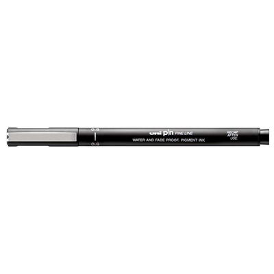 Fineliner 0,8 mm, svart. Uni Pin