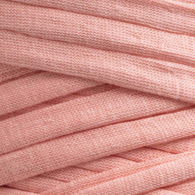 Färg- och textur Zpagetti T-shirtgarn peach nyans