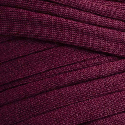 Färg- och textur Zpagetti T-shirtgarn bordeaux nyans