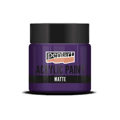 Matt akrylfärg Amethyst, 50 ml, Pentart Acrylic
