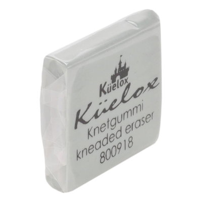 Knådgummi Küelox i originalförpackning, klassiskt mjukt sudd för arbete med kol och grafit.