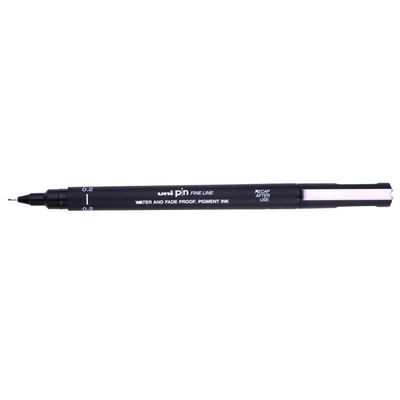 Black 0,2 mm uni-pin fineliner, 0,2 Black. Ljusäkta och vattenresistent.