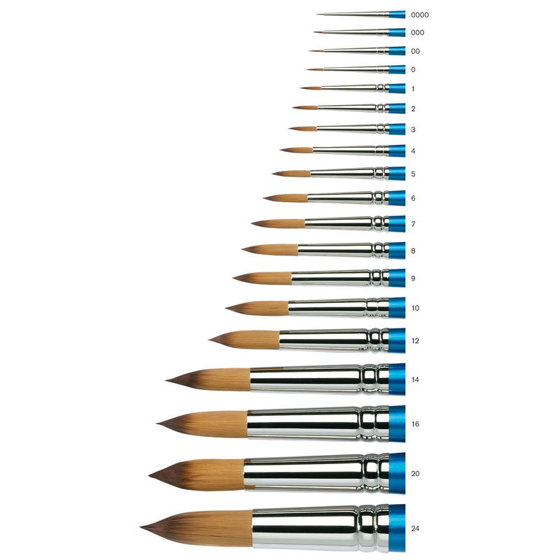 Winsor & Newton Cotman Serie 111 akvarellpenslar i olika storlekar
