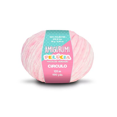 Circulo Amigurumi Pelúcia Pitaya 85 g polyestergarn med sammetslen yta för amigurumis och gosedjur