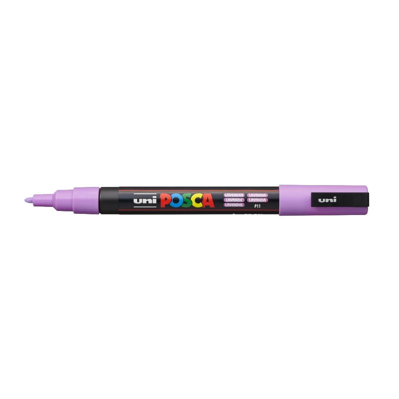 Posca PC-3M Lavender, öppen marker sedd från sidan