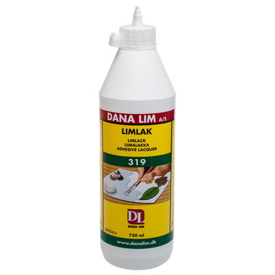 Dana Lim Limlack 319 i 750 ml flaska, vattenbaserat lim och lack för decoupage