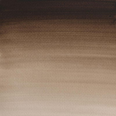 Färgprov (swatch) Cotman akvarellfärg Sepia