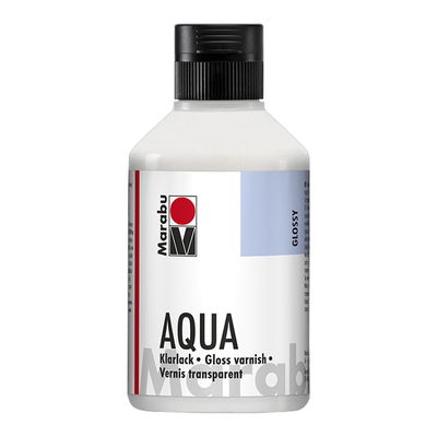 Blank klarlack för användning inomhus och utomhus. Marabu 250 ml