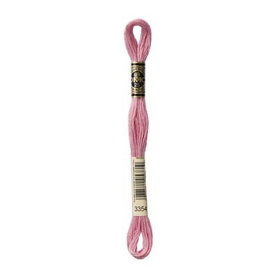 DMC Mouliné Spécial i färgen 3354 Light Dusty Rose broderigarn 8 meter