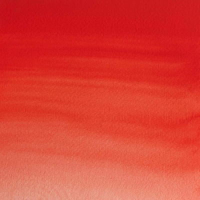 Färgprov av Winsor & Newton Professional Water colour Cadmium Red