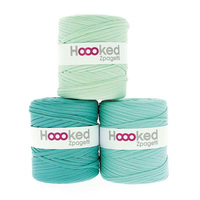 Zpagetti T-shirtgarn 120 m. Mint nyanser