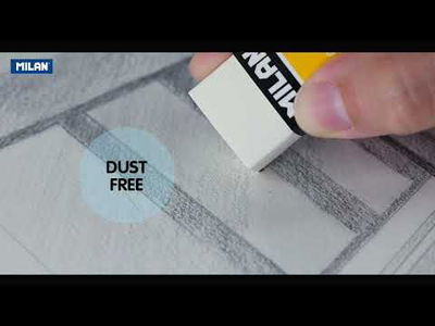 Video som visar funktionen hos Milan Extra Soft Eraser 5020