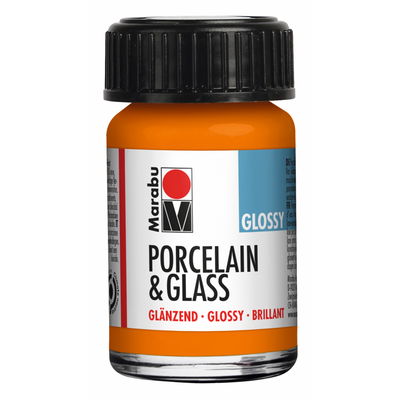 Orange, Marabu Glas- och porslinsfärg Orange, Marabu Glas- och porslinsfärg, 15 ml