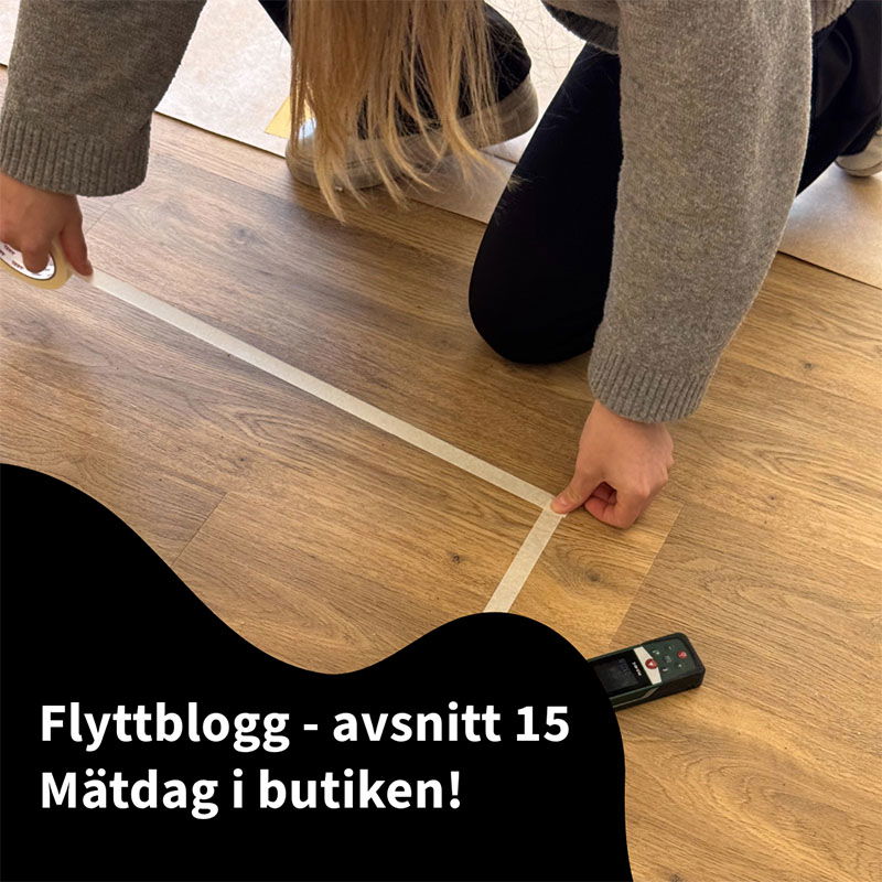 Flyttblogg - Avsnitt 15 - Vi mäter ut placeringarna, har vi mätt rätt?