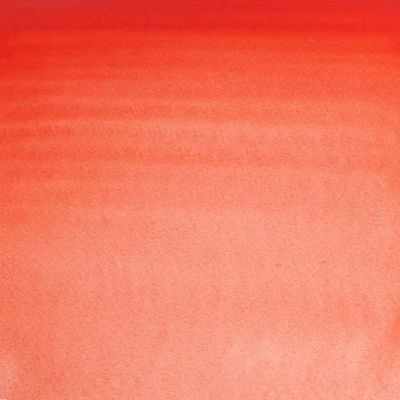 Färgprov av Winsor & Newton Professional Water colour Scarlet Lake