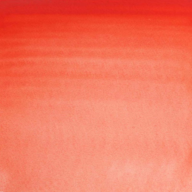 Färgprov av Winsor & Newton Professional Water colour Scarlet Lake