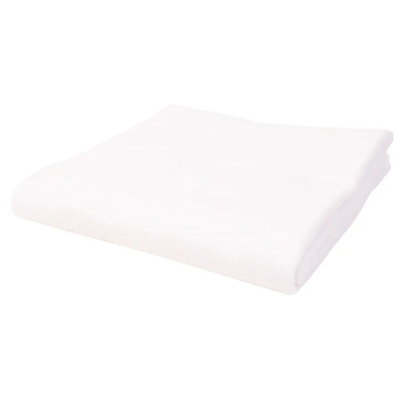 Vit hobbyfilt 90x100 cm i polyester, hopvikt stycke filttyg