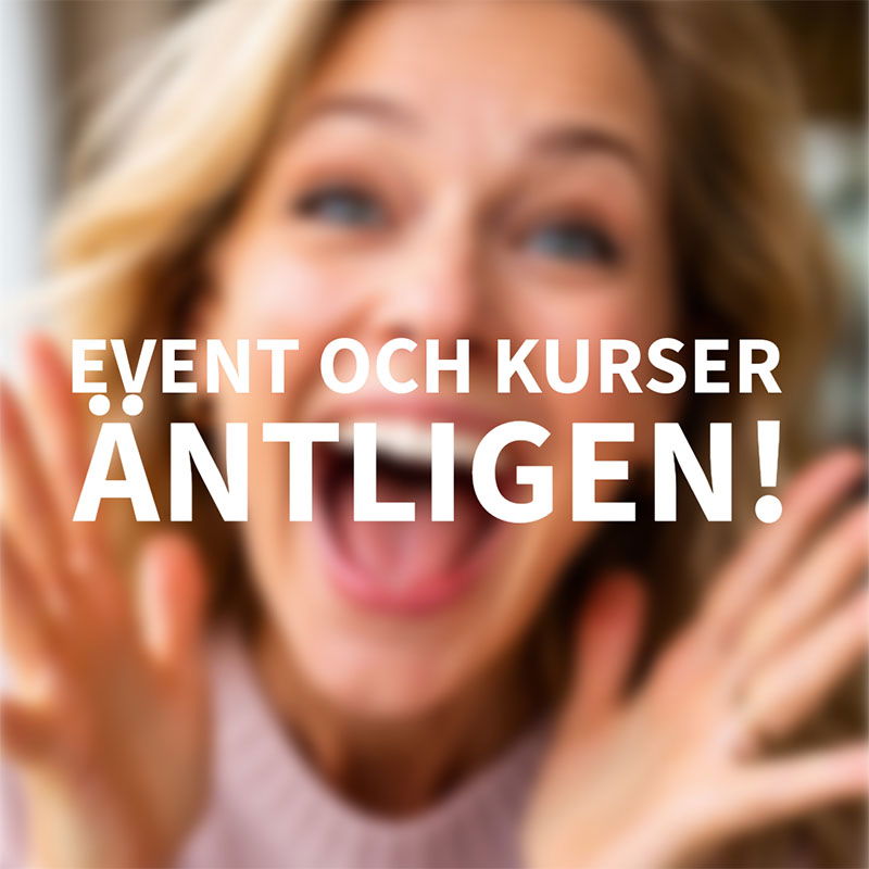 Nytt år - Äntligen event och kurser hos oss i Linköping