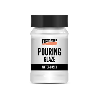 Pentart Pouring Glaze 100 ml Pentart Pouring Glaze, lack som du kan hälla över dina projekt. 100 ml, blank