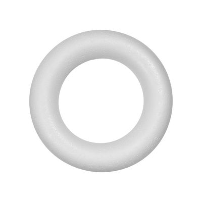 Frigolitring 17 cm, hobby och dekoration Vit frigolitring med diameter 17 cm, bas för hobby och dekoration.