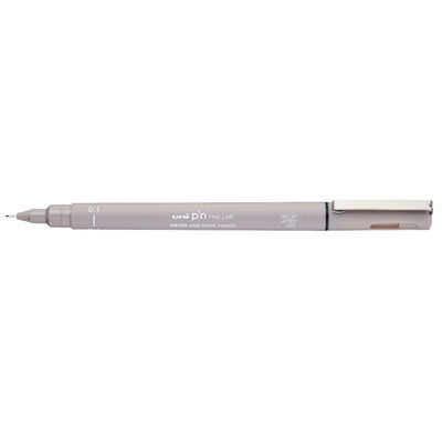 Light Grey 0,1 mm uni-pin fineliner, 0,1 Light Grey. Ljusäkta och vattenresistent.