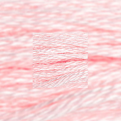 Närbild av separerbara 6 trådar bomull Baby Pink 818