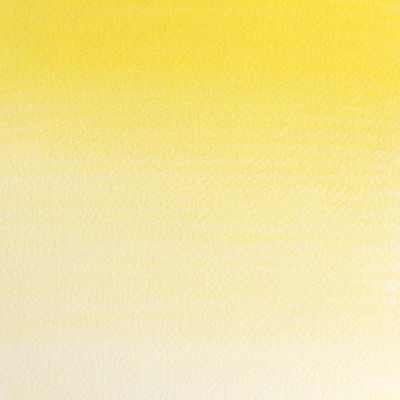 Färgprov av Winsor & Newton Professional Water colour Lemon Yellow Deep