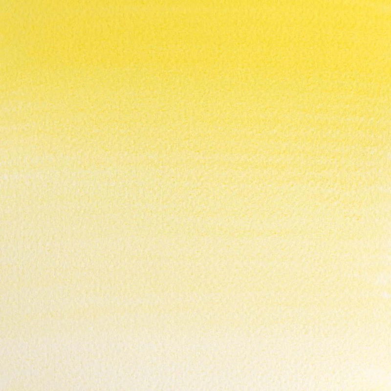 Färgprov av Winsor & Newton Professional Water colour Lemon Yellow Deep