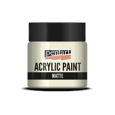 Matt akrylfärg Ivory, 50 ml, Pentart Acrylic