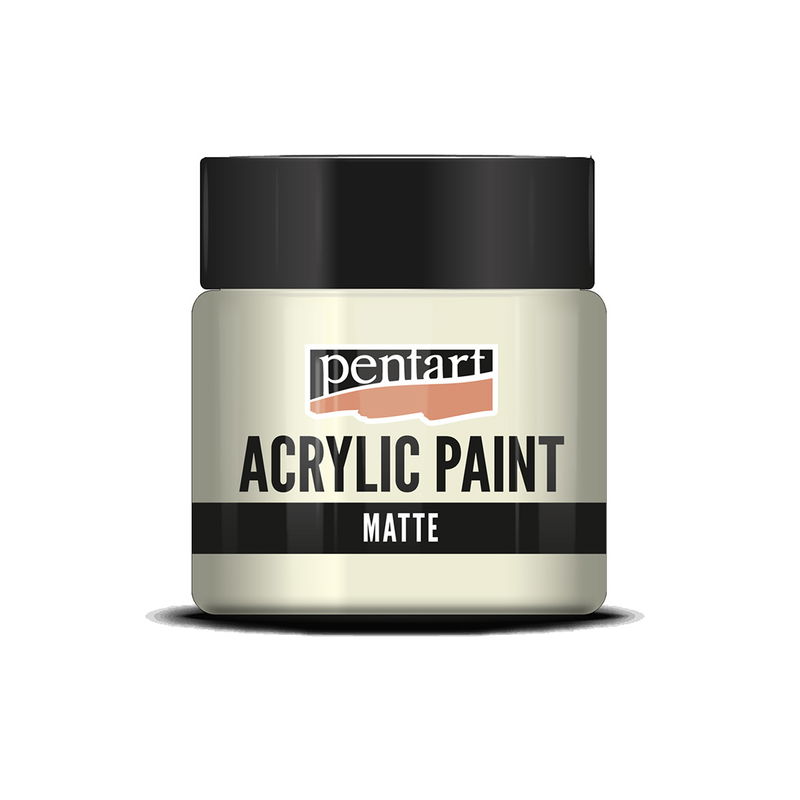 Matt akrylfärg Ivory, 50 ml, Pentart Acrylic