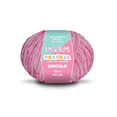 Circulo Amigurumi Pelúcia Pitaya 85 g polyestergarn med sammetslen yta för amigurumis och gosedjur