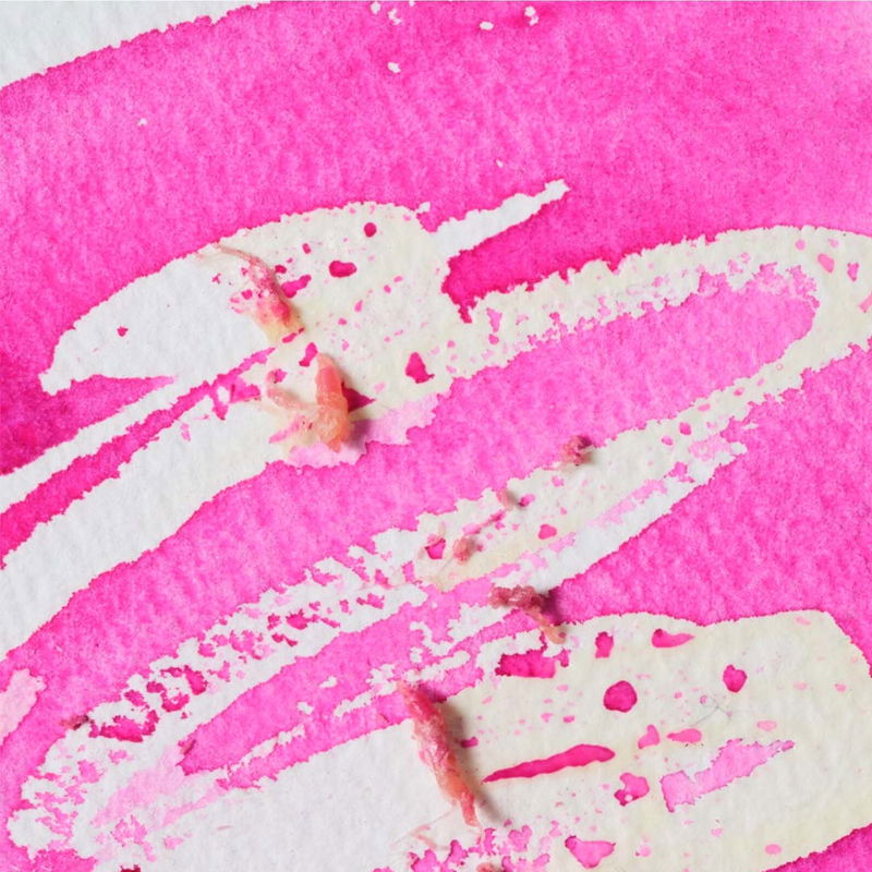Maskeringsvätska från Winsor & Newton, Art Masking Fluid, under användning