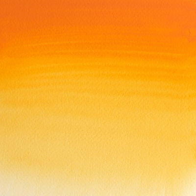 Färgprov av Winsor & Newton Professional Water colour Cadmium Orange