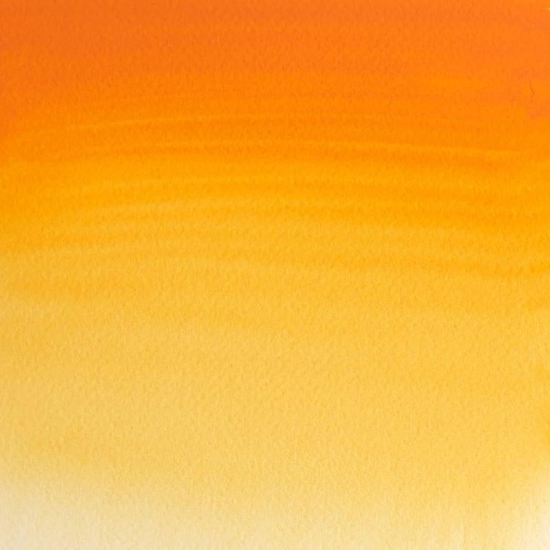 Färgprov av Winsor & Newton Professional Water colour Cadmium Orange