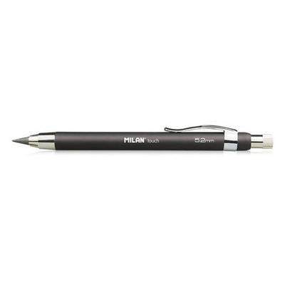 Stifthållare MILAN touch 5,2 mm i svart med grovt grafitstift