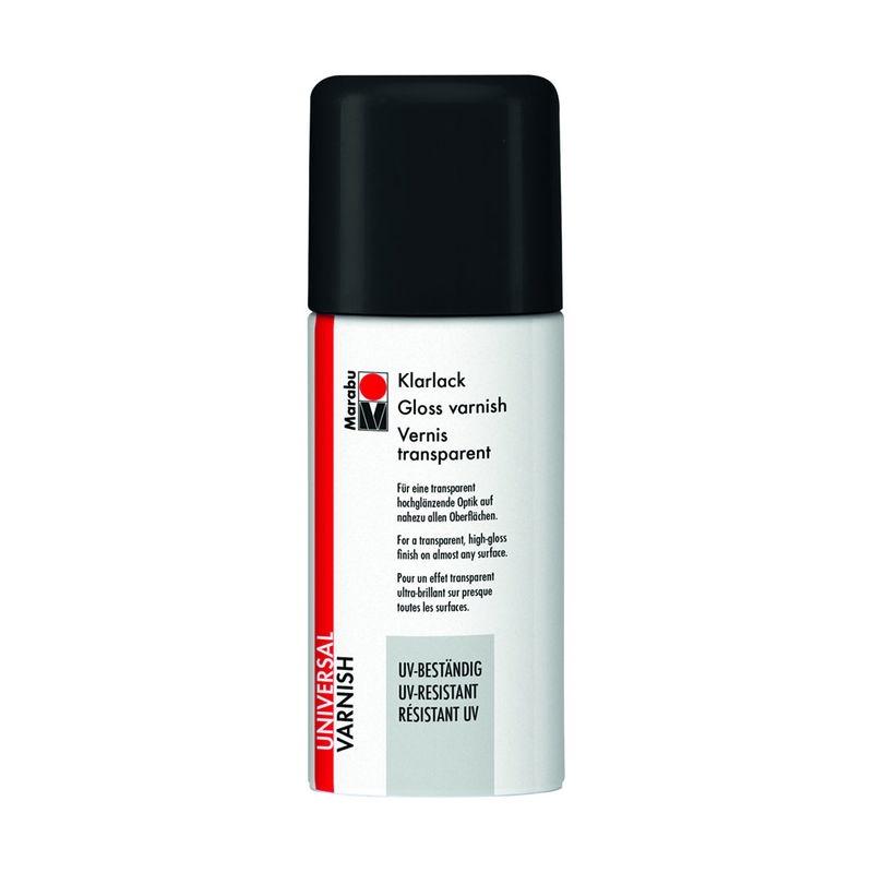 Marabu Klarlack Spray Blank 150 ml för skydd av målningar och ytor