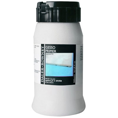 Daler Rowney White Gesso Primer 500 ml flaska från Daler-Rowney